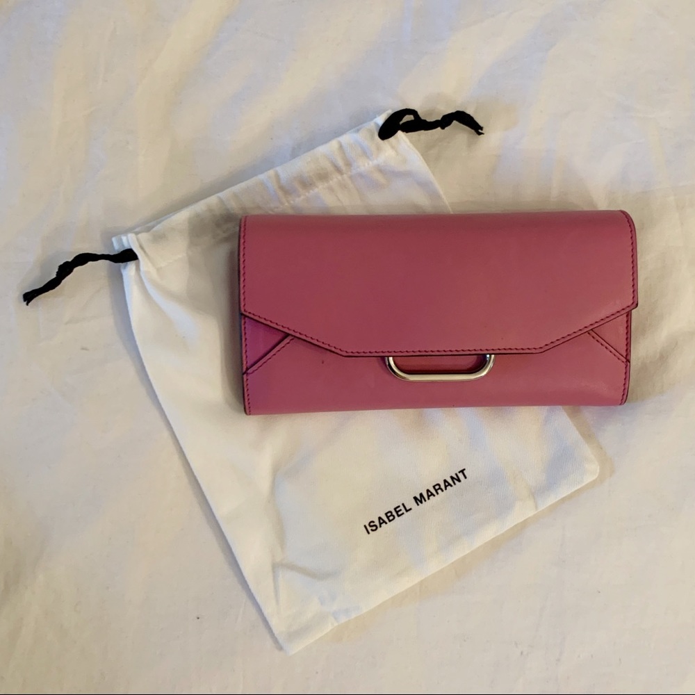 Isabel Marant // Lesno Wallet in Pink
